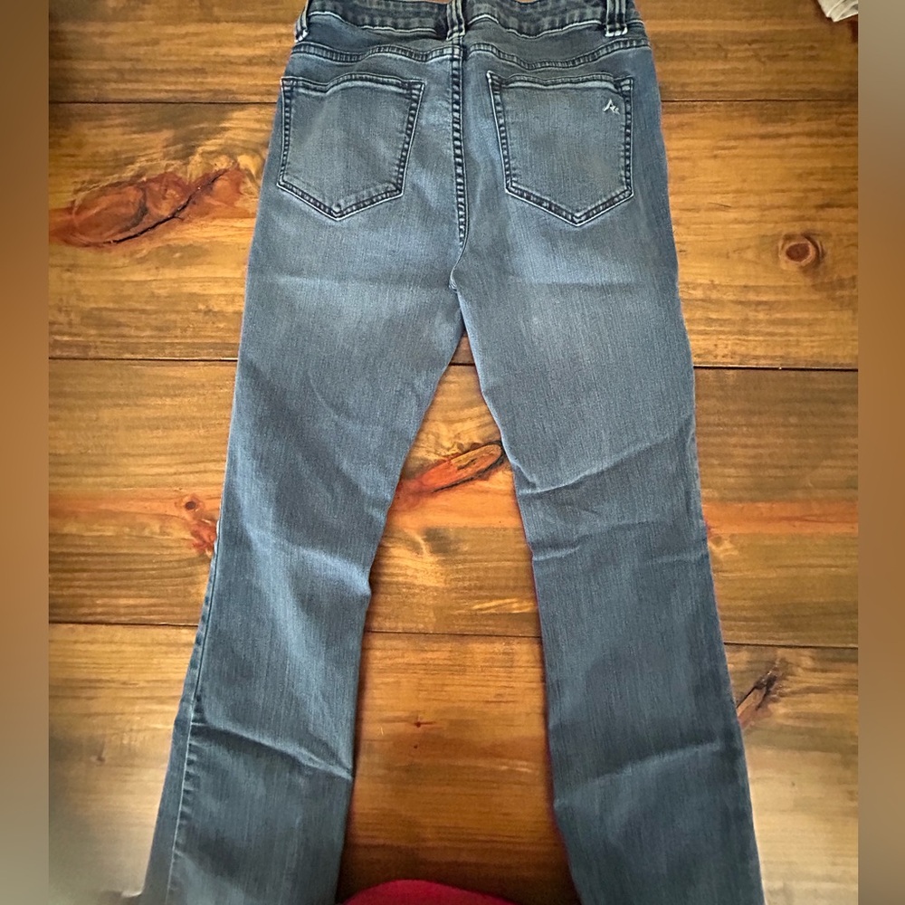 ✨Women's Boot Cut Jeans in Classic Blue - Picture 4 of 7